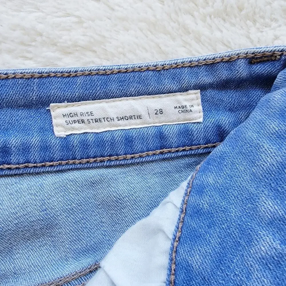Pacsun High Rise Super Stretch Shortie Shorts